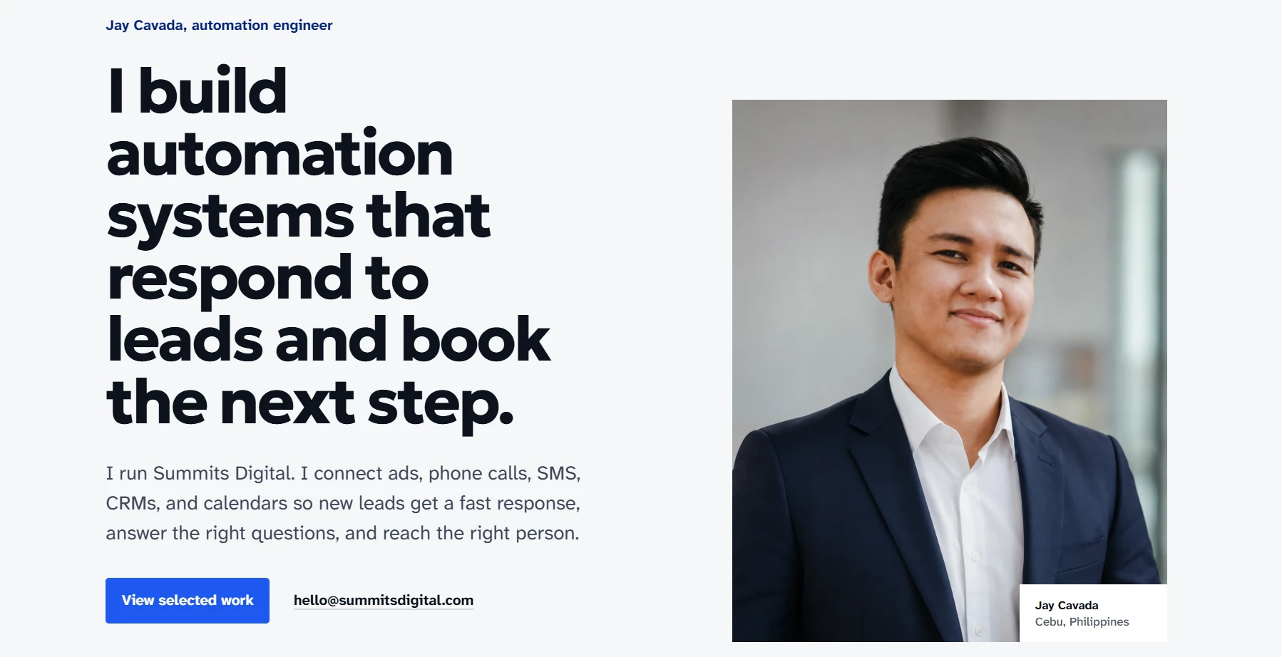 Summits Digital automation agency website home page